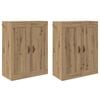 vidaXL Vegghengt skap 2 stk. Artisan Eik 69,5 x 34 x 90 cm