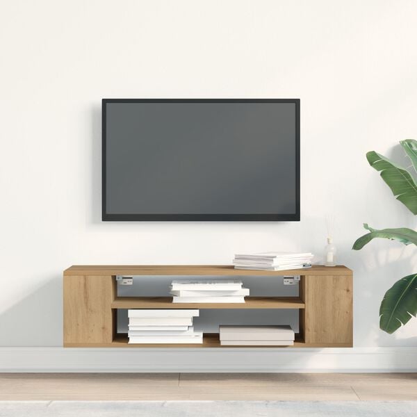 vidaXL TV-skap artisian oak 100 x 30 x 26,5 cm Konstruert tre