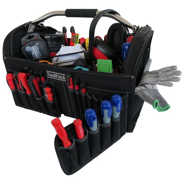Toolpack B&aelig;rbar verkt&oslash;yveske Brisk svart 49x30x37 cm 360.114