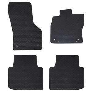vidaXL Bilmatte 4 pcs Svart Egnet for VW Arteon 2017- 4D Aft Gummi