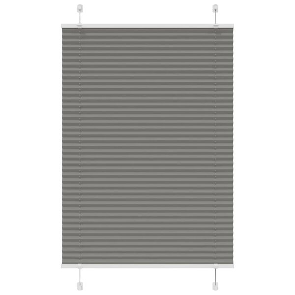 vidaXL pliss&eacute;gardin antrasitt 90x150 cm Stoff Bredde 89,4 cm Polyester