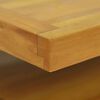 vidaXL Veggmontert baderomsskap 90x40x30 cm heltre teak