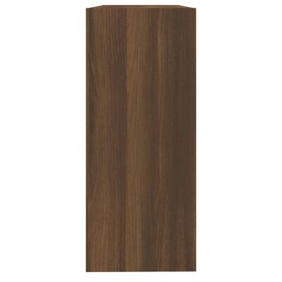 vidaXL Bokhylle/romdeler brun eik 100x30x72 cm