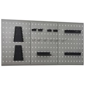 vidaXL Verkt&oslash;ytavler for vegg 3 stk 40x58 cm st&aring;l