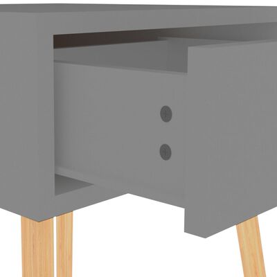 vidaXL Nattbord 2 stk grå 40x40x56 cm konstruert tre