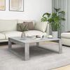 vidaXL Salongbord betonggr&aring; 100x100x35 cm konstruert tre