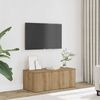 vidaXL TV-benk artisan eik 80x34x30 cm konstruert tre