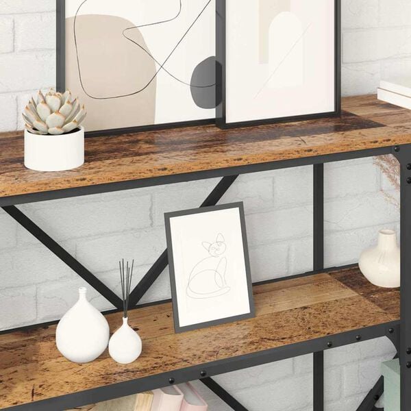 vidaXL Konsollbord Gammelt tre 180 x 30 x 75 cm Konstruert tre