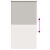 vidaXL Dusjrullgardin med kassett 120x240 cm Stoffbredde 116 cm