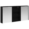 vidaXL Baderomsskapsett 3 stk. 126 x 16 x 62.5 cm Konstruert tre