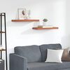 vidaXL Vegghylle Veggmontert 2 pcs R&oslash;d 60 x 23 x 4 cm Konstruert tre
