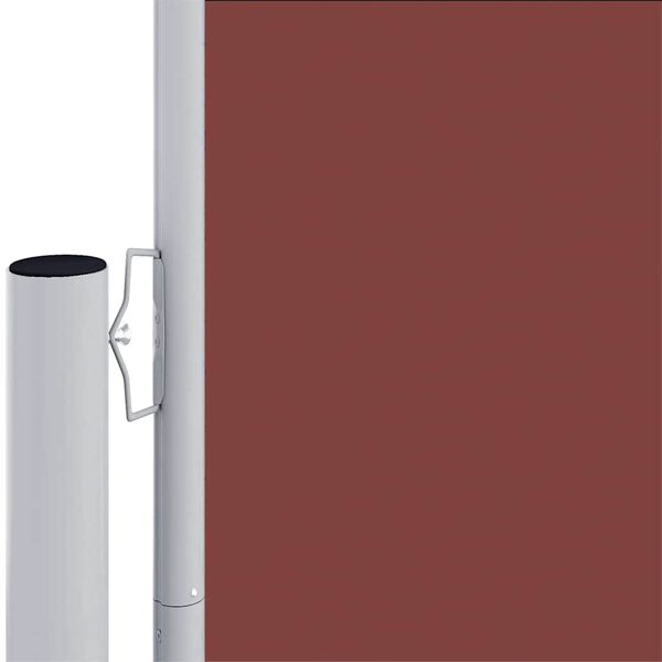 vidaXL Uttrekkbar sidemarkise 220x600 cm brun