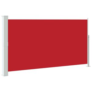 vidaXL Sidemarkise for balkong 160x300 cm r&oslash;d