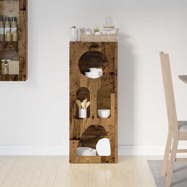 vidaXL Serviesskap Gammelt tre 40 x 35 x 100.5 cm Konstruert tre