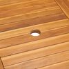 vidaXL Hagebord 150x90x75 cm heltre teak