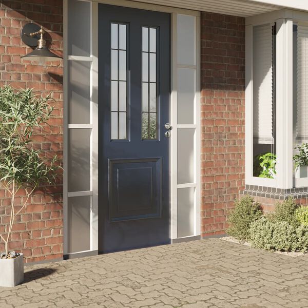 vidaXL Vindusfilm frostet gr&aring; PVC