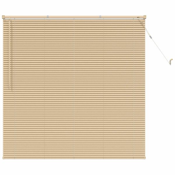 vidaXL Venetiansk persienne Lys Brun med M&oslash;nster 150 x 160 cm PVC