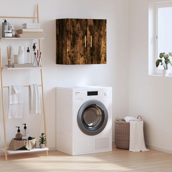 vidaXL Veggskap r&oslash;kt eik 60x31x60 cm konstruert tre