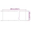 vidaXL Vertikal markise gråbrun 140x600 cm oxfordstoff