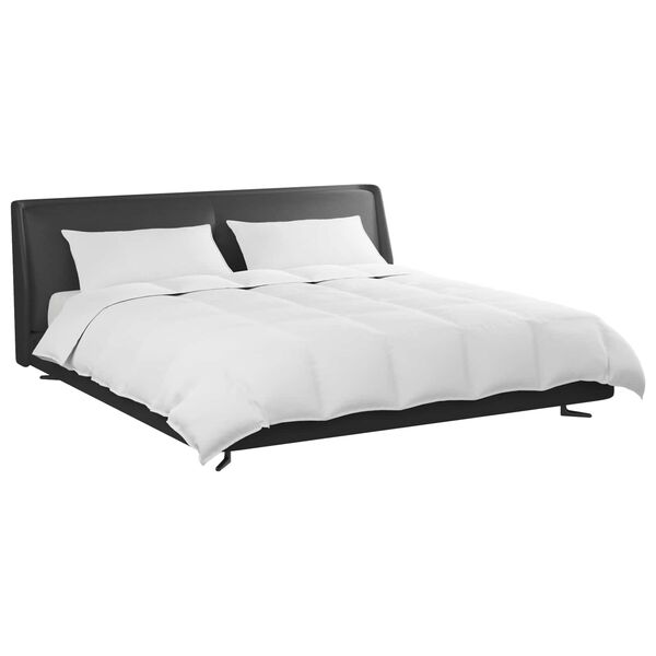 vidaXL Dyne Sett med pute 3 pcs Hvit Dun Fj&aelig;r