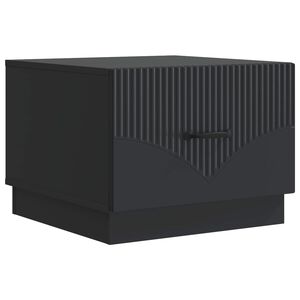vidaXL Kaffebord Svart 49 x 50 x 37 cm Konstruert tre