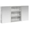 vidaXL Baderomsskapsett 3 stk. 100 x 10,5 x 50 cm Konstruert tre