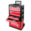 YATO Verkt&oslash;ytralle med 3 skuffer 52x32x72 cm
