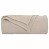 vidaXL Kastteppe Beige 270 x 240 cm Fleece