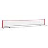 vidaXL Tennis Nett Svart og R&oslash;d 595 x 90,5 x 87 cm Polyester