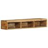 vidaXL Veggmontert TV-benk 100x30x19 cm grovt heltre mangotre