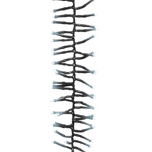 vidaXL LED-strenglys med 3000 lysdioder kaldhvit 23 m PVC