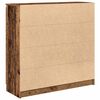 vidaXL Skjenk med skuffer gammelt tre 100,5x35x98,5 cm konstruert tre