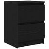 vidaXL TV-benk svart 40x35x54 cm konstruert tre
