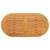 vidaXL Bordplate Olje naturlig 80 x 40 x 2 cm Solid akasietre