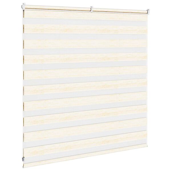 vidaXL Sebragardin marmor beige stoff bredde 140,9 cm polyester