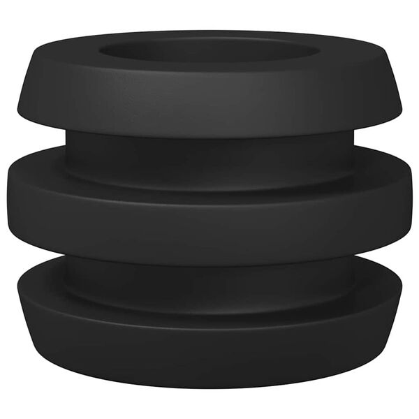 vidaXL Fotballbord Dempere 3 x 3 x 2 cm Stang 16 pcs Svart