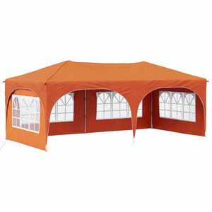 vidaXL Pop-up Festtelt Oransje 575 x 288 x 245 cm Oxford Stoff