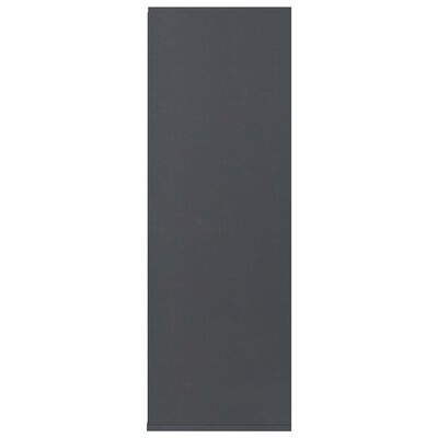 vidaXL Skohylle grå 54x34x100,5 cm konstruert tre