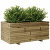 vidaXL Plantekasse 110x60x49,5 cm impregnert furu