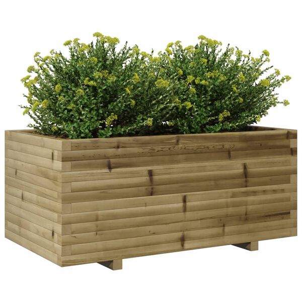 vidaXL Plantekasse 110x60x49,5 cm impregnert furu