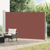 vidaXL Uttrekkbar sidemarkise 180x300 cm brun