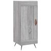vidaXL Highboard gr&aring; sonoma 34,5x34x180 cm konstruert tre