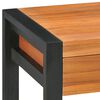 vidaXL Skrivebord med 2 skuffer 100x40x75 cm teak