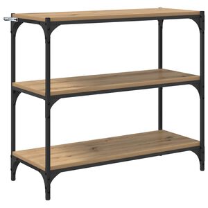 vidaXL Bokskap 3 niv&aring;er 80 x 33 x 70,5 cm Ingeni&oslash;rtre og jern