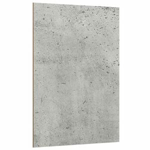 vidaXL Dekorpaneler 12 stk. Betonggr&aring; 30 x 42 x 0,27 cm Konstruert tre