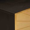 vidaXL Kaffebord Svart og Gull 100 x 54 x 40 cm heltre mango