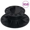 vidaXL Justerbare terrassef&oslash;tter 10 stk 60-88 mm
