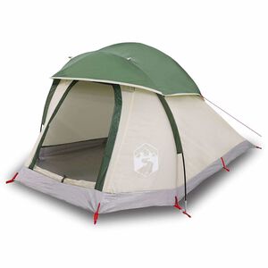 vidaXL Kuppeltelt for camping 1 person gr&oslash;nn vanntett