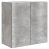 vidaXL Vegghengt skap 59 x 31 x 60 cm Konstruert tre Betonggr&aring;