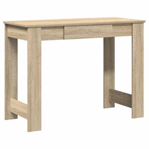 vidaXL Skrivebord sonoma eik 100x45x75 cm konstruert tre